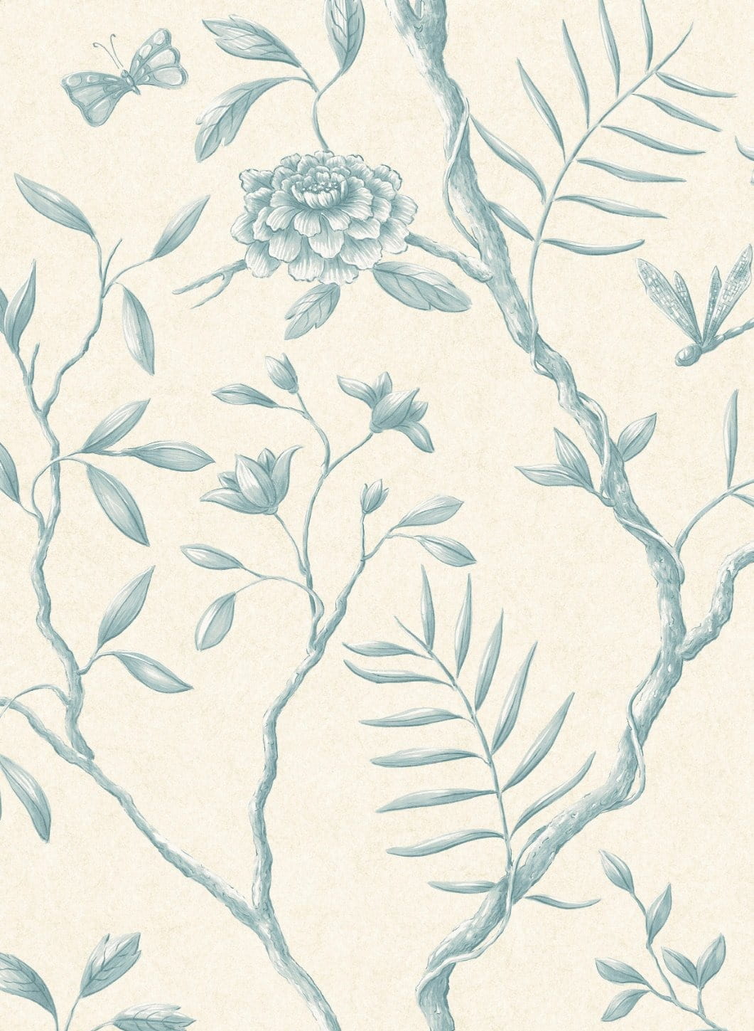 Wallpaper Jasper Peony - Aqua