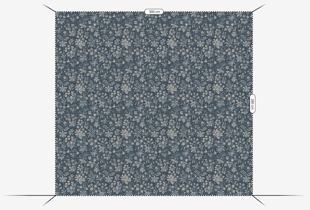 Wandbild Ania - Midnight Blue