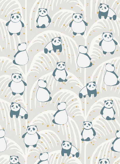 Wandbild Panda Palm - 399121