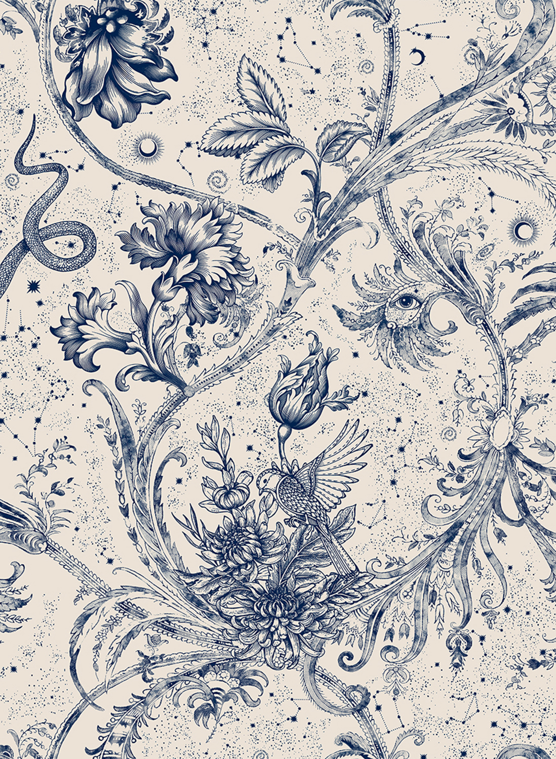 Tapete Neo-Mithology - Blue