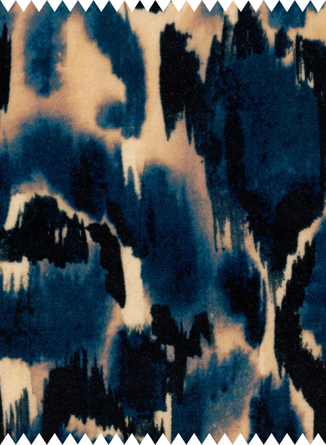 Fabric Blu Selvaggio - Velvet