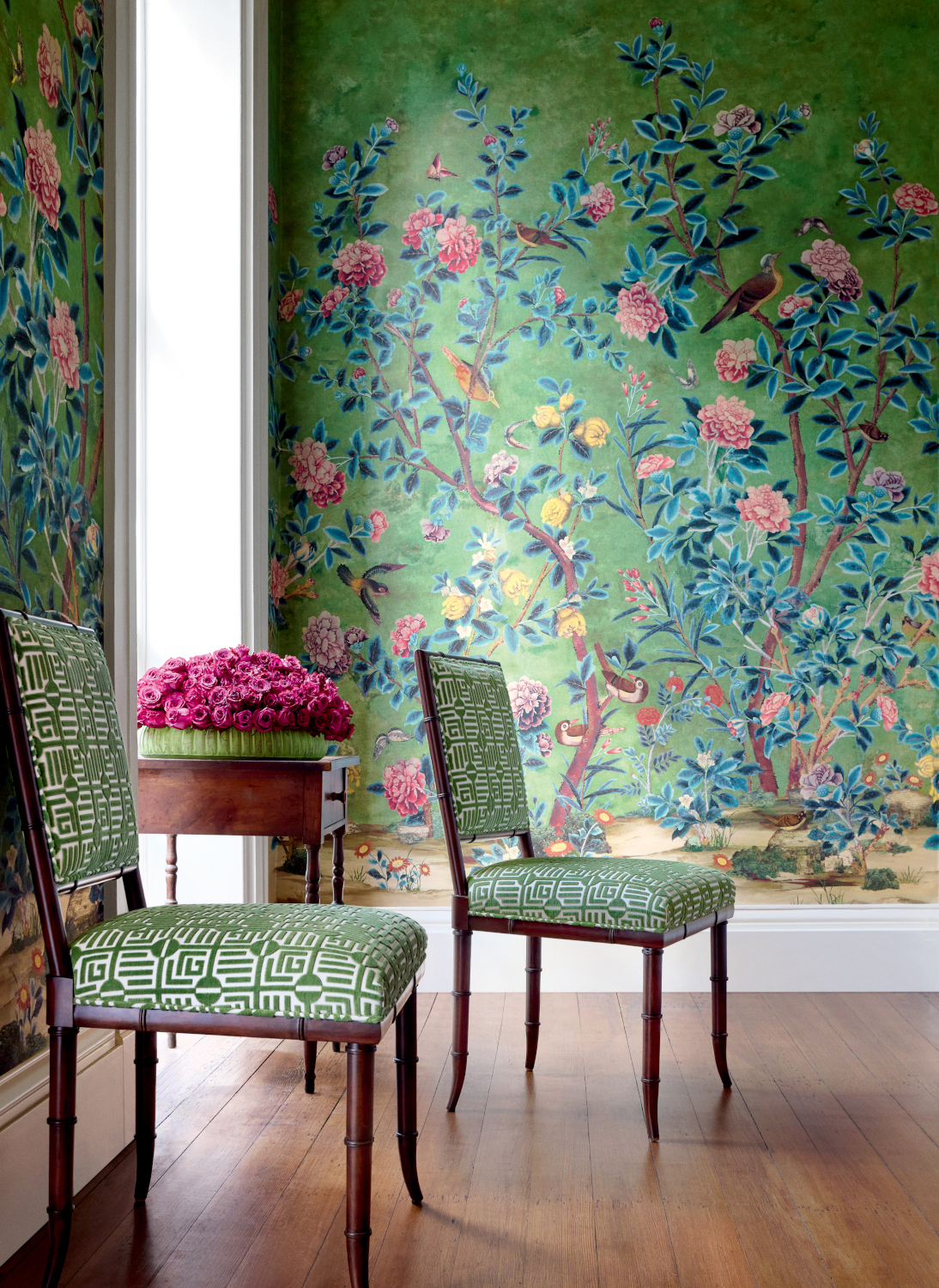 Wandbild Jardin Bloom - green