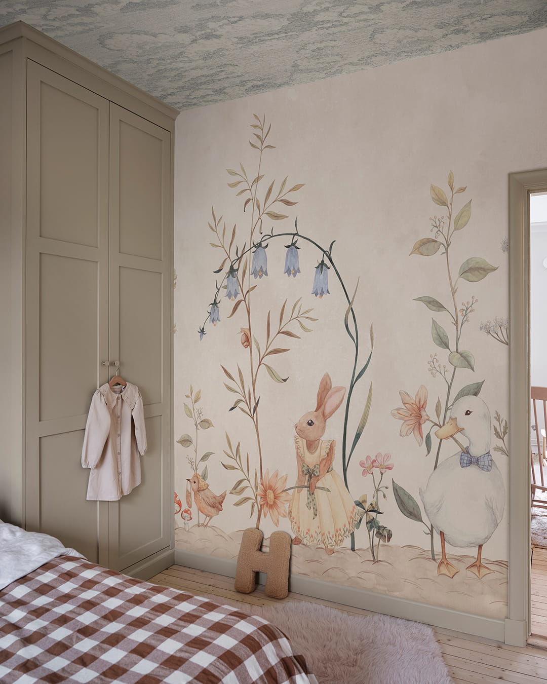 Wandbild Vilhelmina - Beige