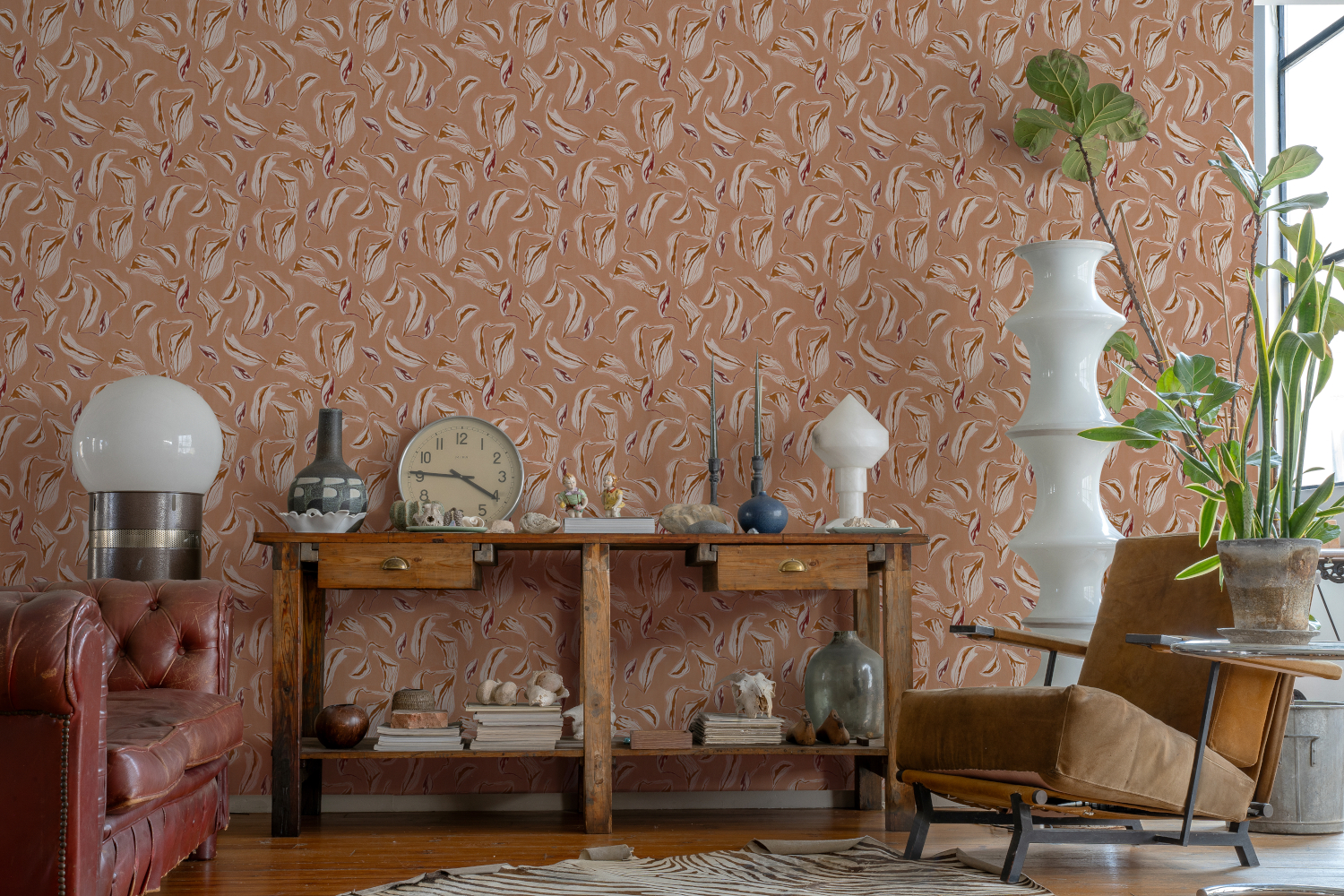 Tapete Moroccan Branches - Pink