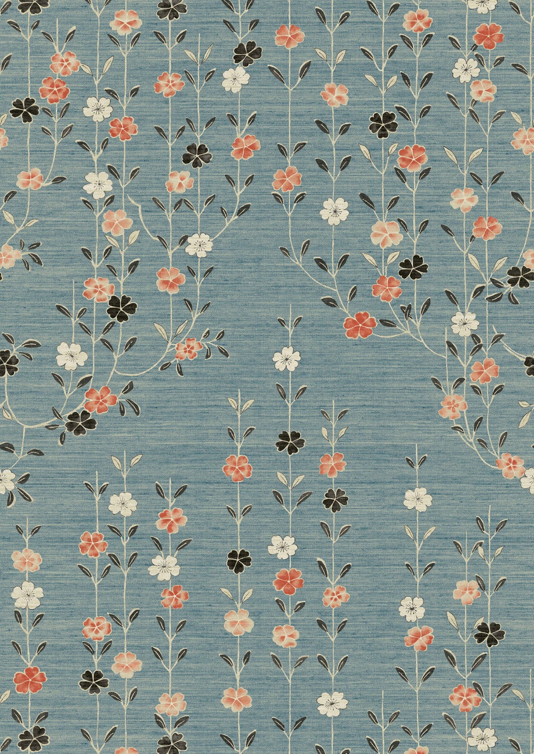 Fabric Blossom - Coral Sea