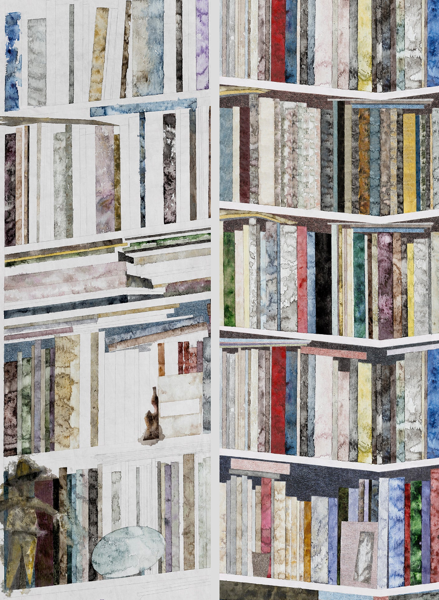 Tapete Bibliothèques - Matinal Panel A