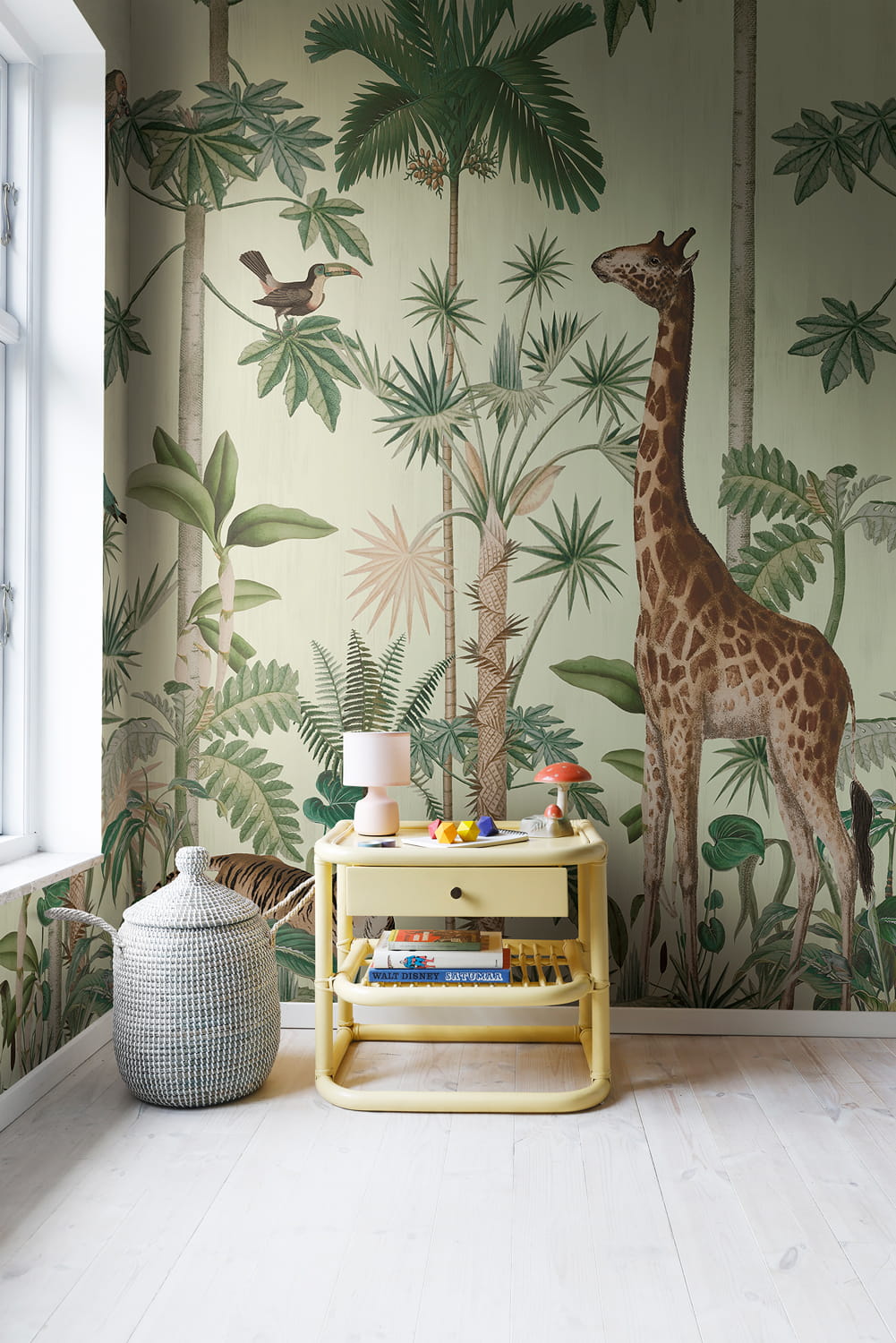 Wandbild Giraffes Stroll - Sunny
