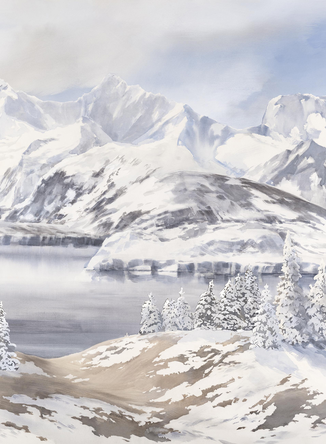 Wandbild Glaciers - Original