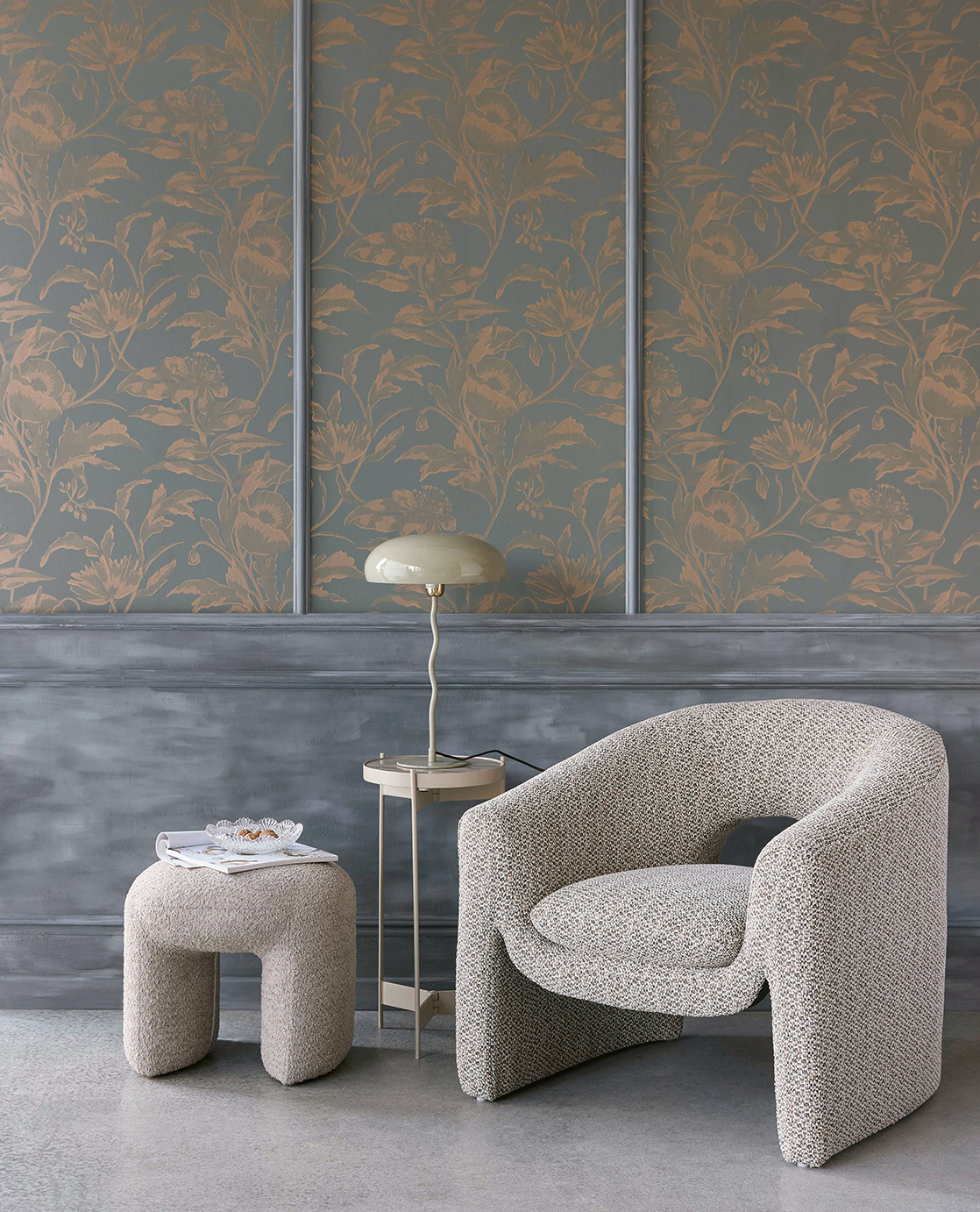 Tapete Fiori Ombre - 340134