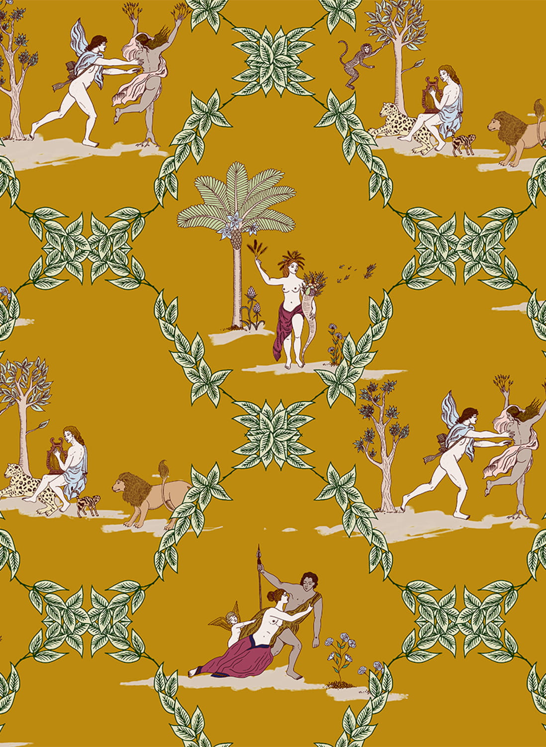 Tapete Neo-Bucolic - Mustard