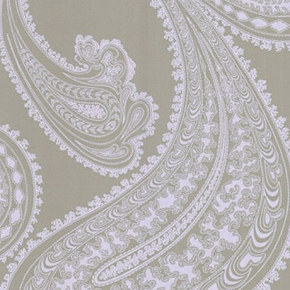 Tapete Rajapur - Taupe/ Zartviolett