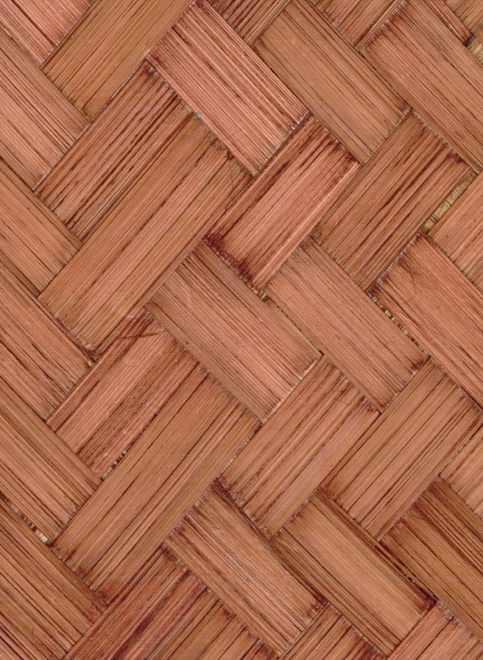Tapete Bambou Grand Chevron - Tabac