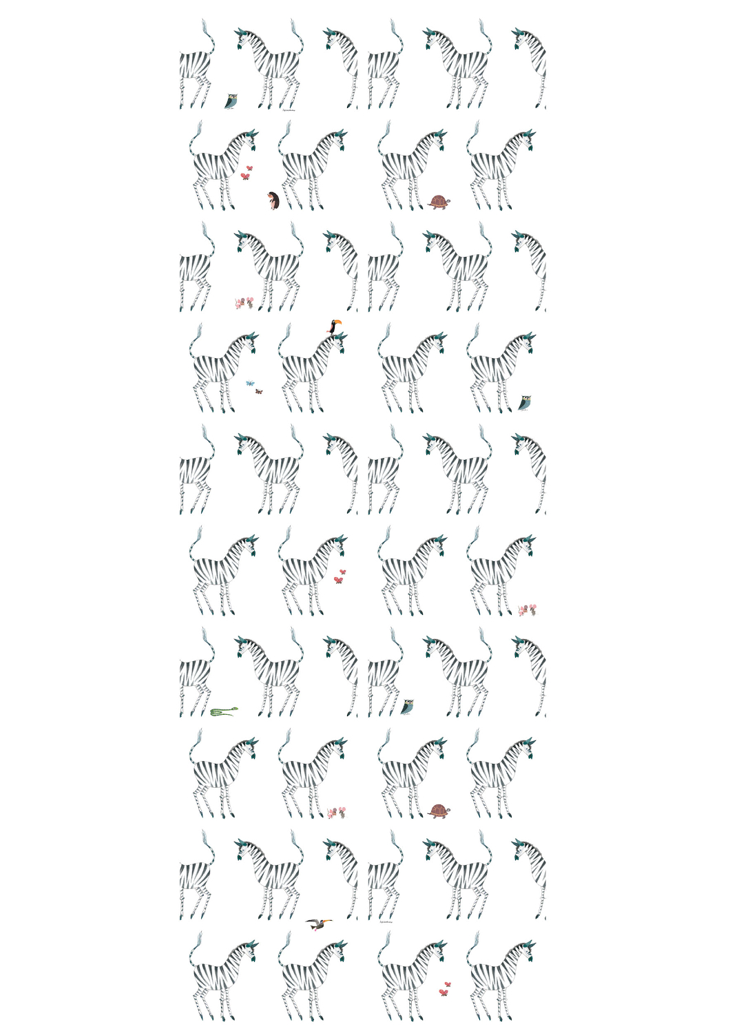 Tapete Zebra - White