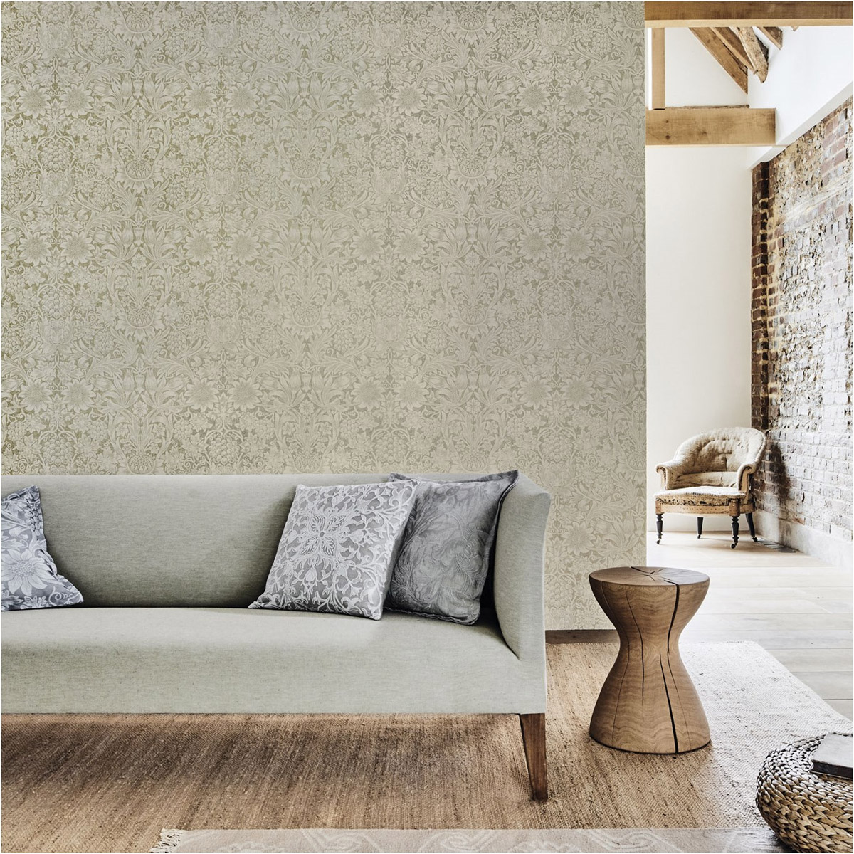 Tapete Pure Sunflower - Parchment/ Gold