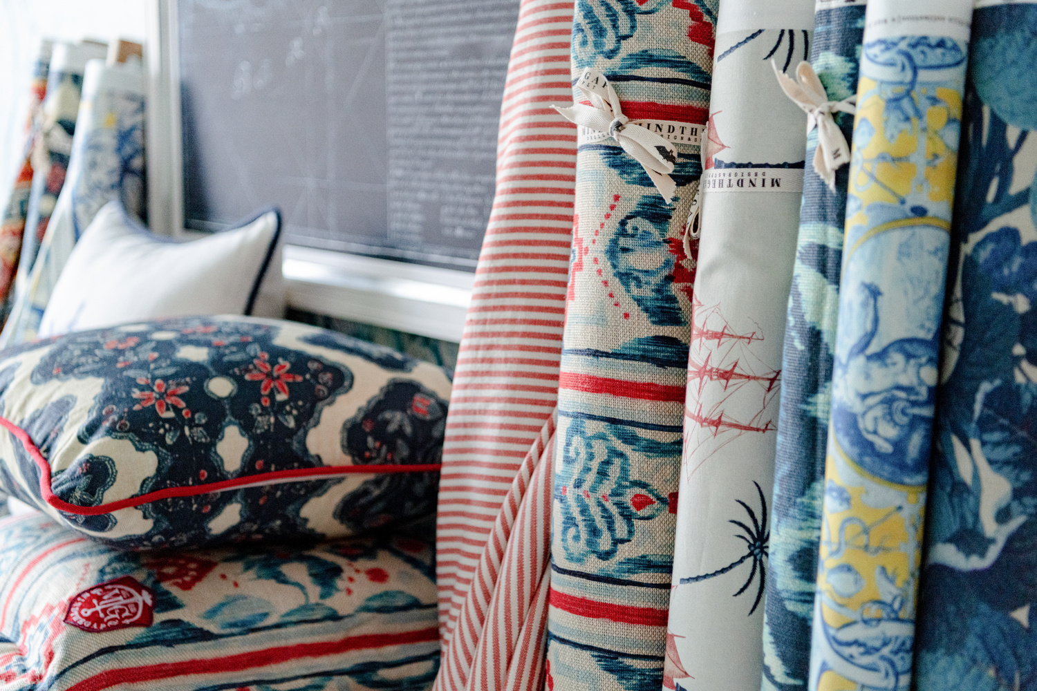 Tessuto Mediterraneo Ikat - Linen - FB00062