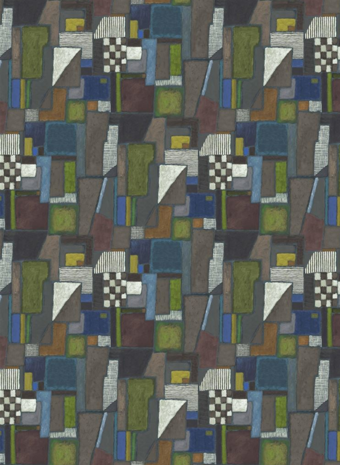 Tapete Raku Patchwork - Chocolate