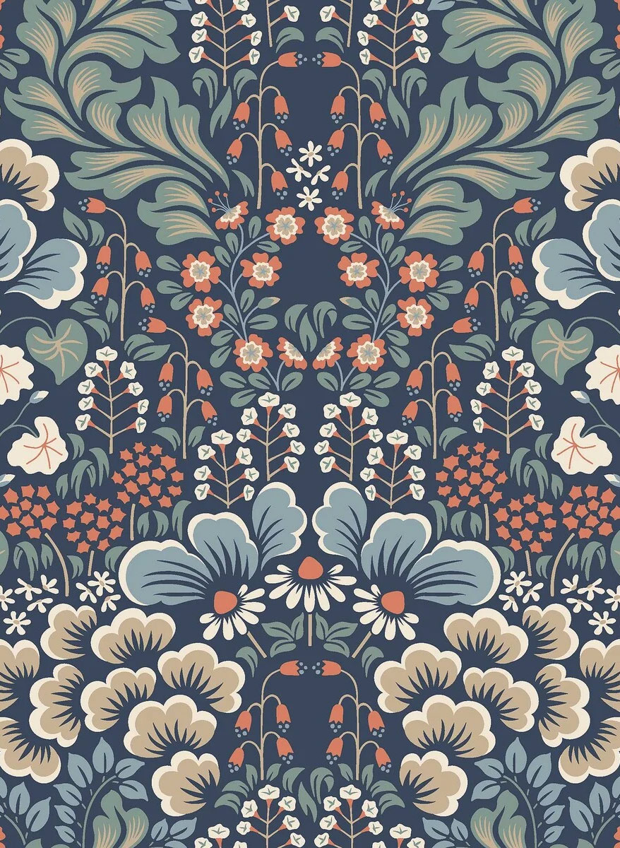 Tapete Blomstervall - 2097
