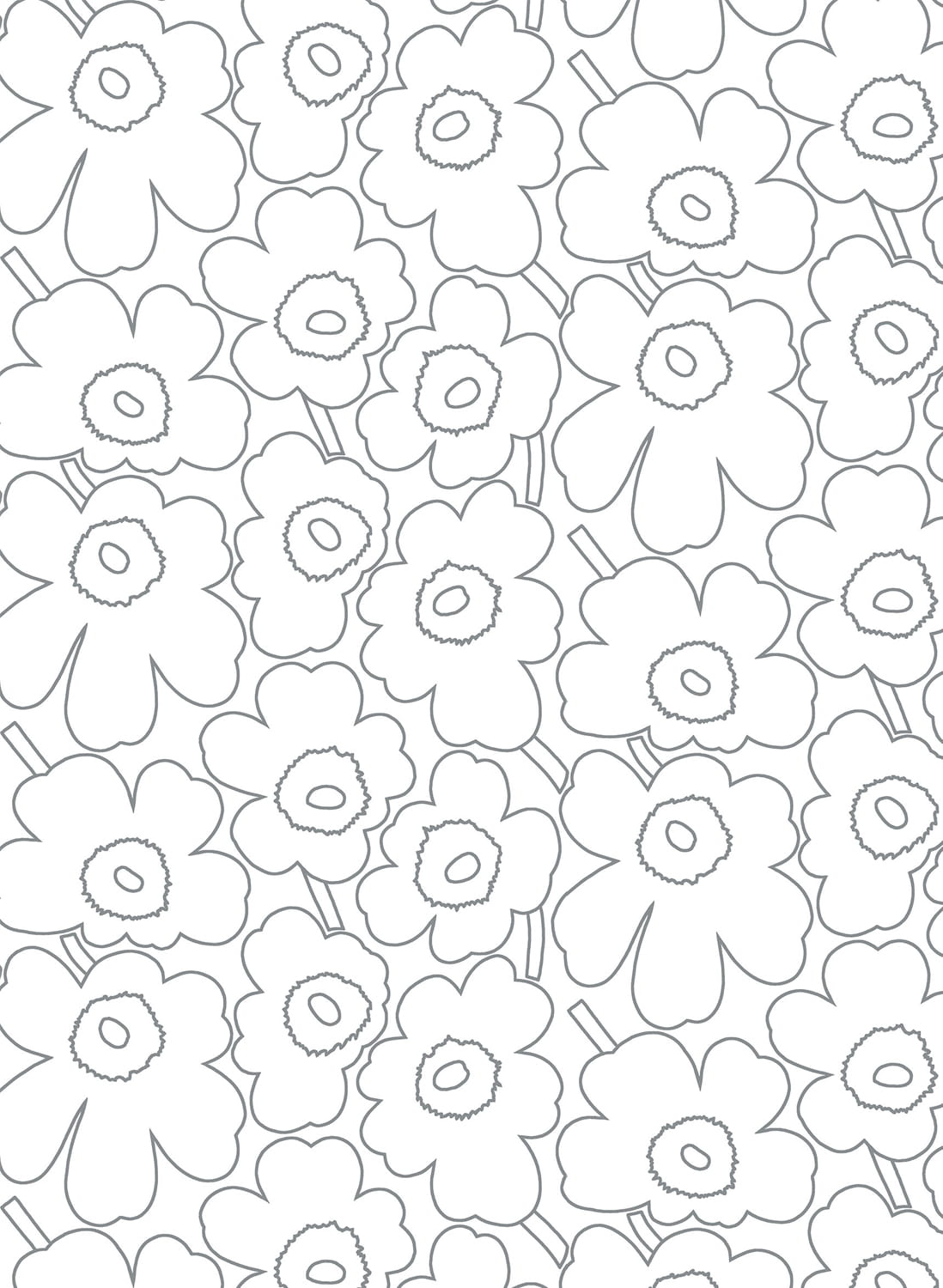 Tapete Piirto Unikko - 25916
