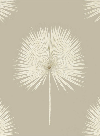 Tapete Fan Palm - Linen/ Gilver