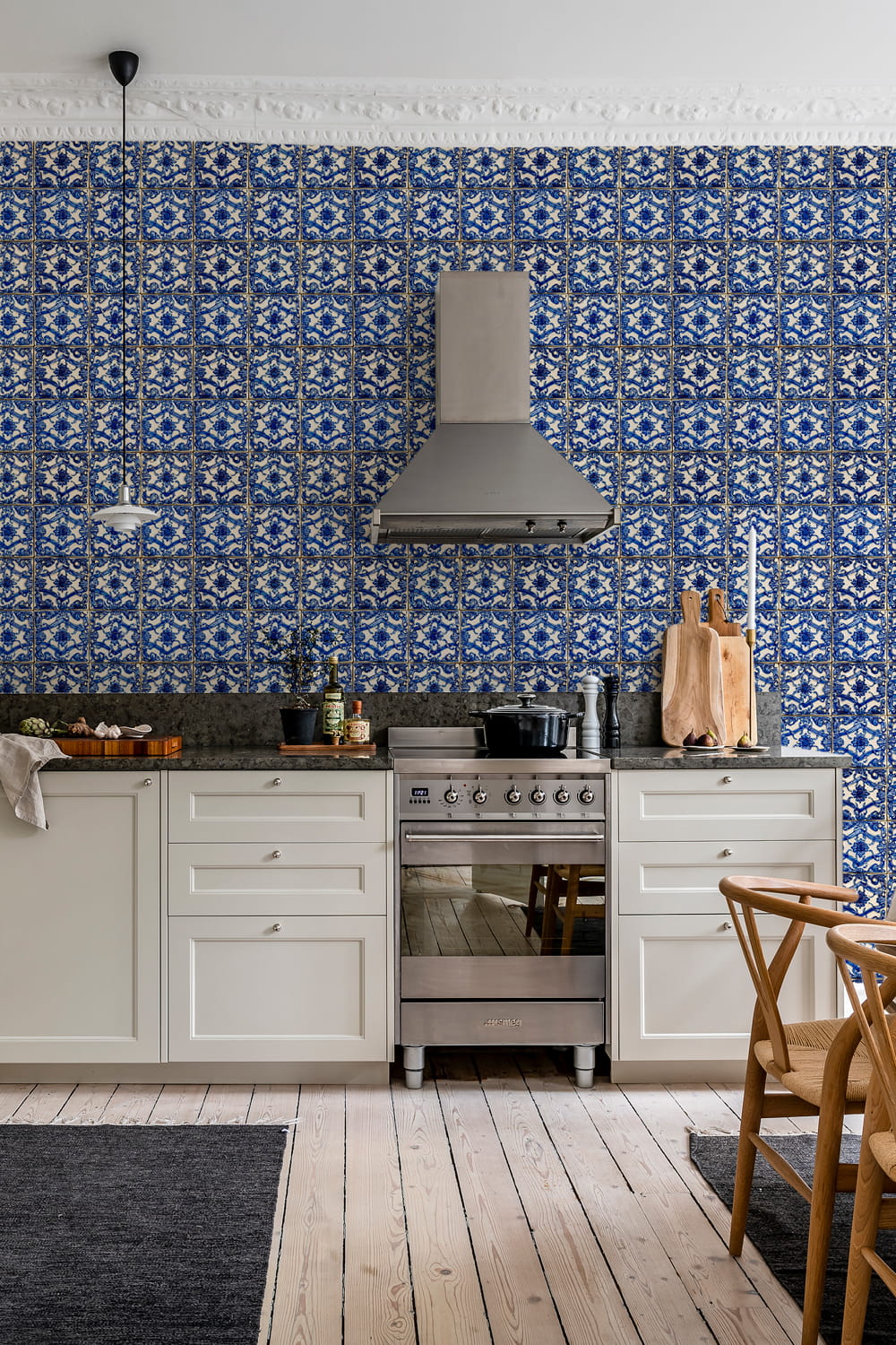 Tapete Artisan Tiles - Morocco Blue