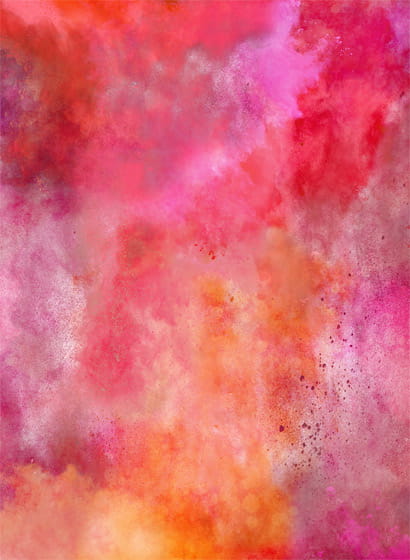 Wandbild Colour Clouds - Chili