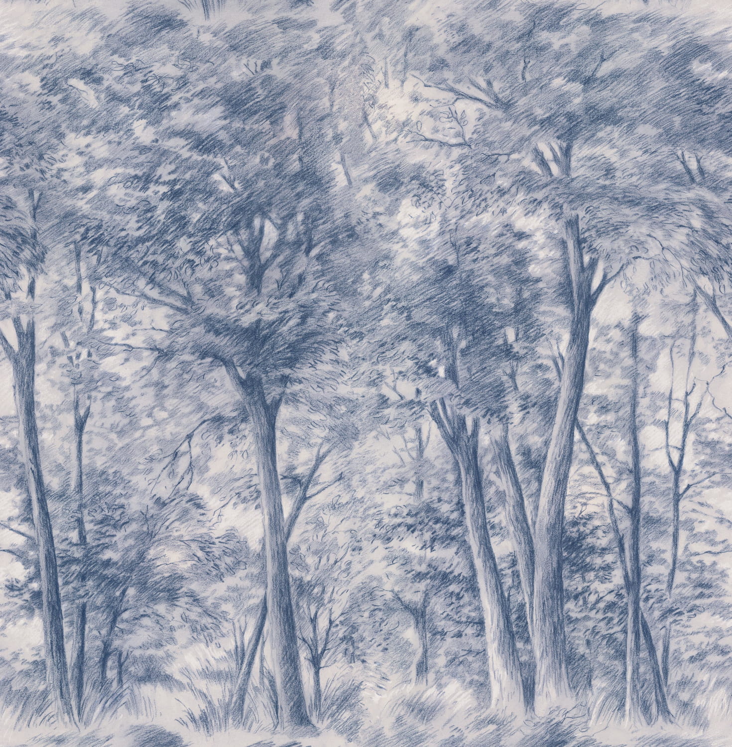 Wandbild Sketch of Trees - 9633W