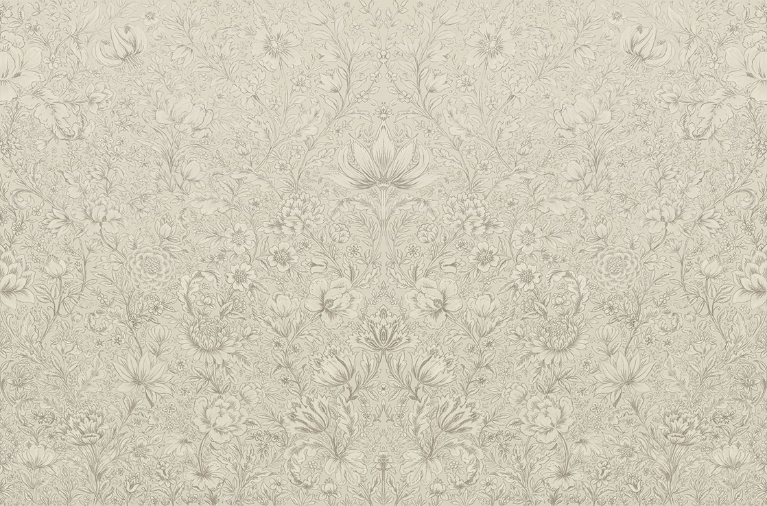 Wandbild Rosarium Cream - XL