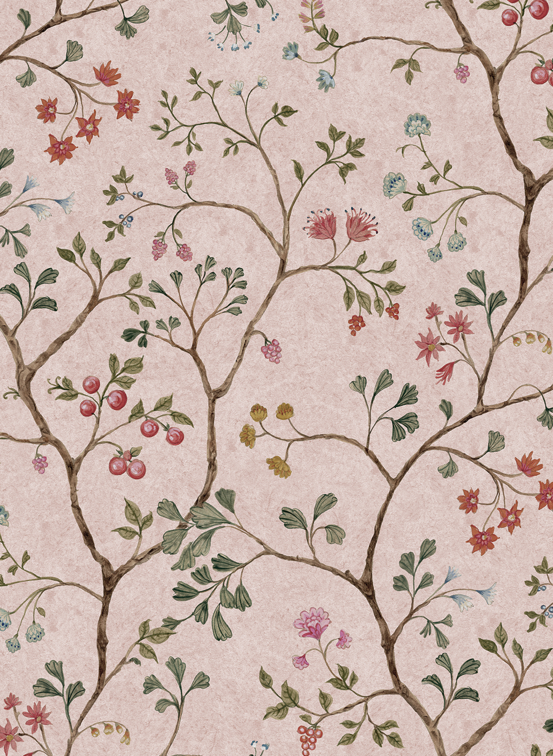 Wandbild Song Tree - Pink Cherry