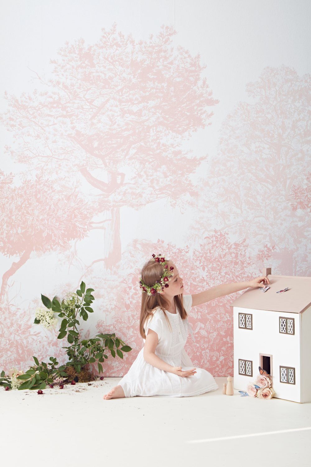 Wandbild Hua Trees - Pink