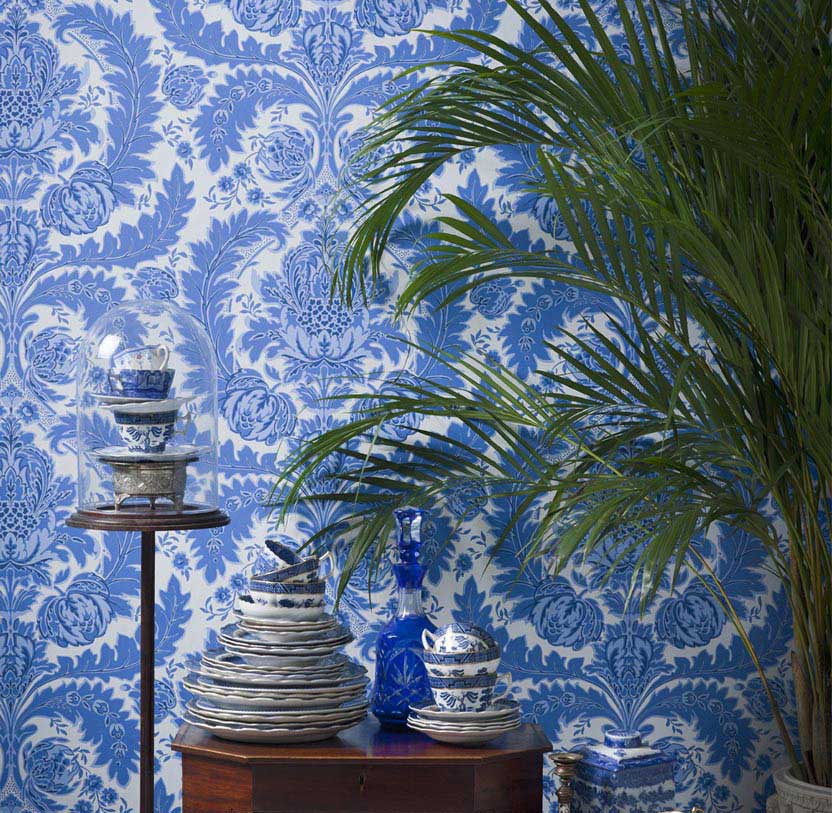 Tapete Coleridge - blue/ white