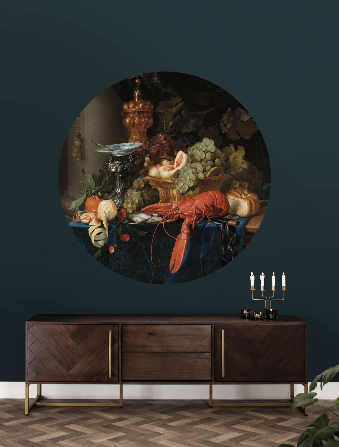 Wandbild Lobster Circle - S - 1.425m