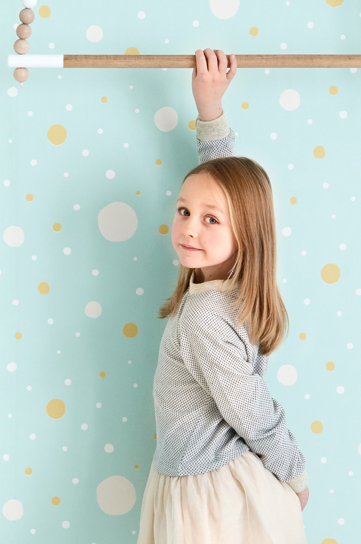 Tapete Confetti - Soft Turquoise/ Yellow/ Light Pink/ Cream White