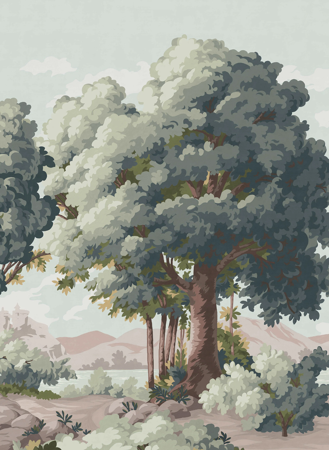Papier peint Vallée des Peintres - Original Panel B