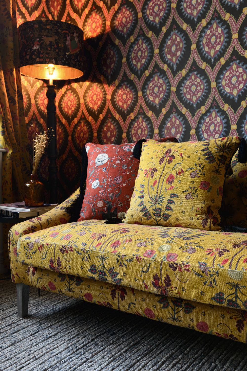 Fabric Gypsy Ochre - Linen - FB00002