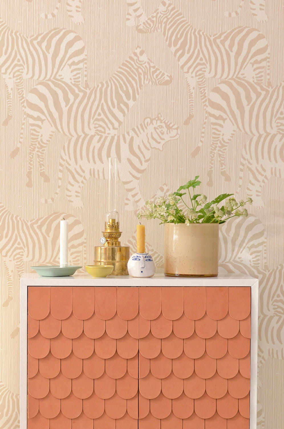 Tapete Safari Stripes - Dusty Beige