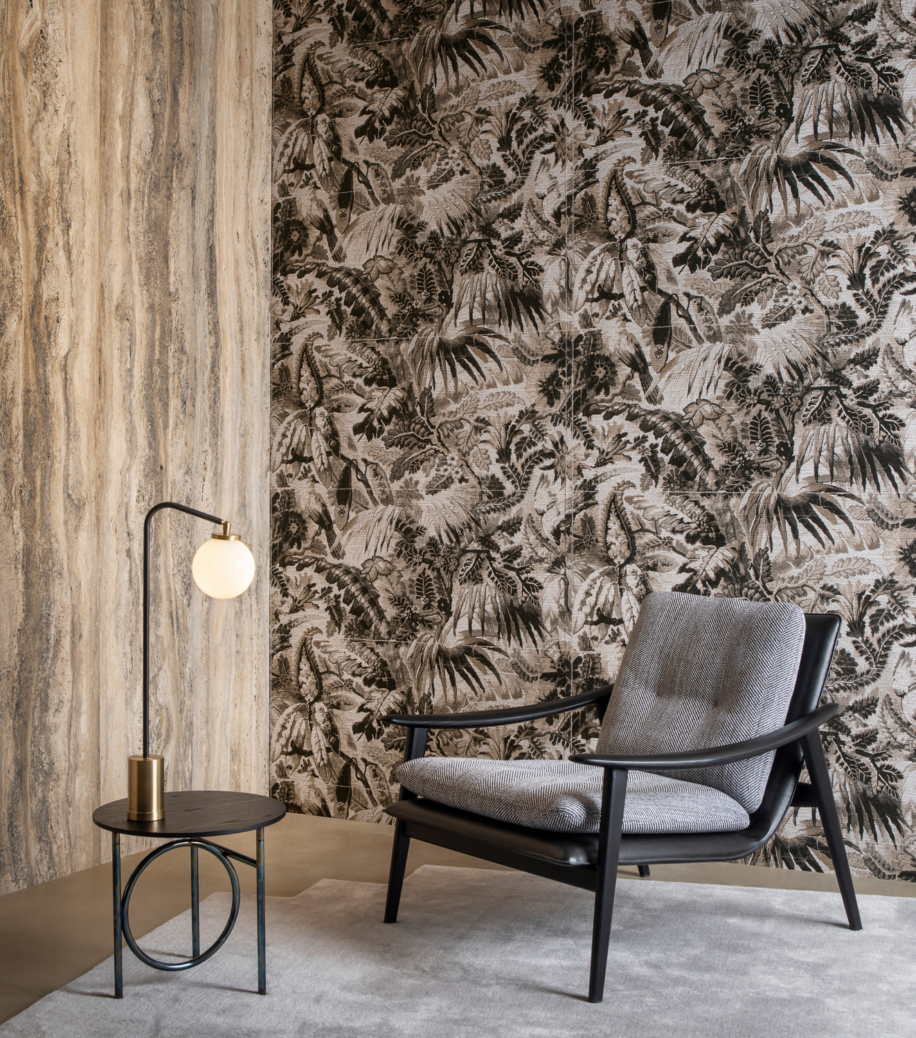 Tapete Tropicali - Black Sepia