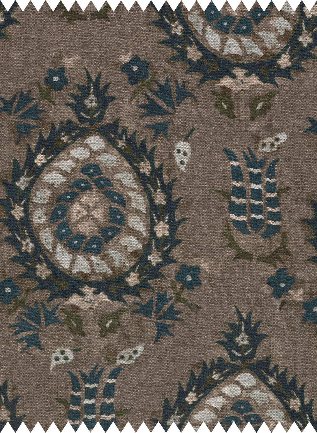 Stoff Flourish Dapple Grey - Linen
