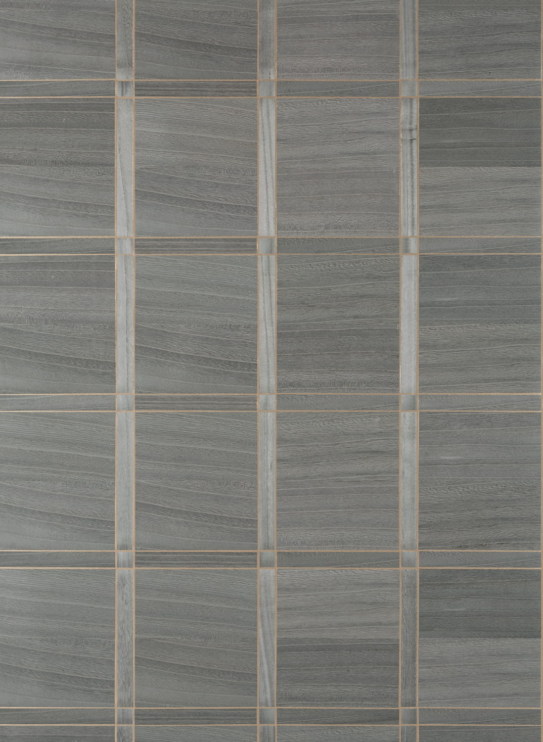 Tapete Wood Panel - Charcoal and Metallic Gold