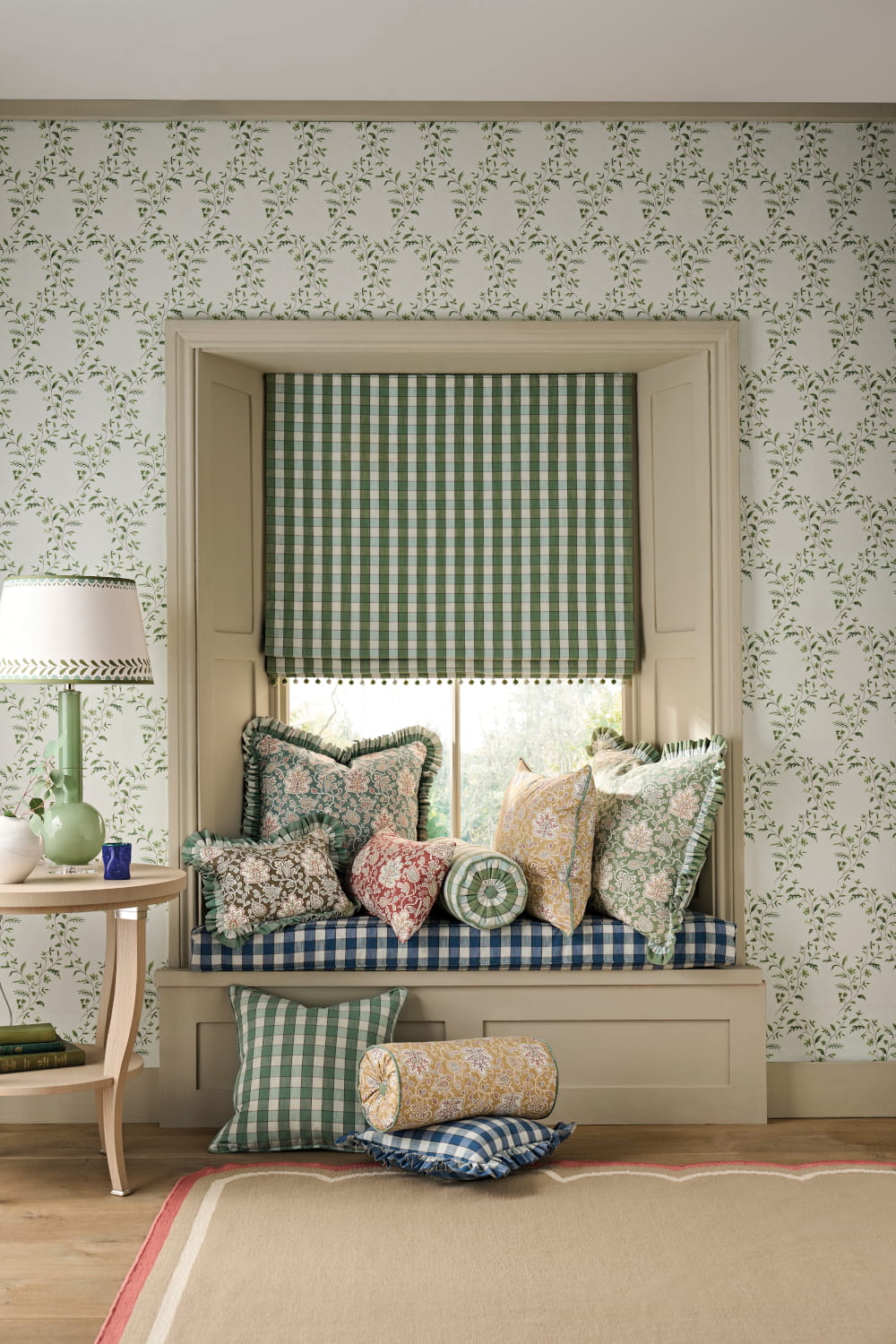Tapete Hollingbourne Trellis - green
