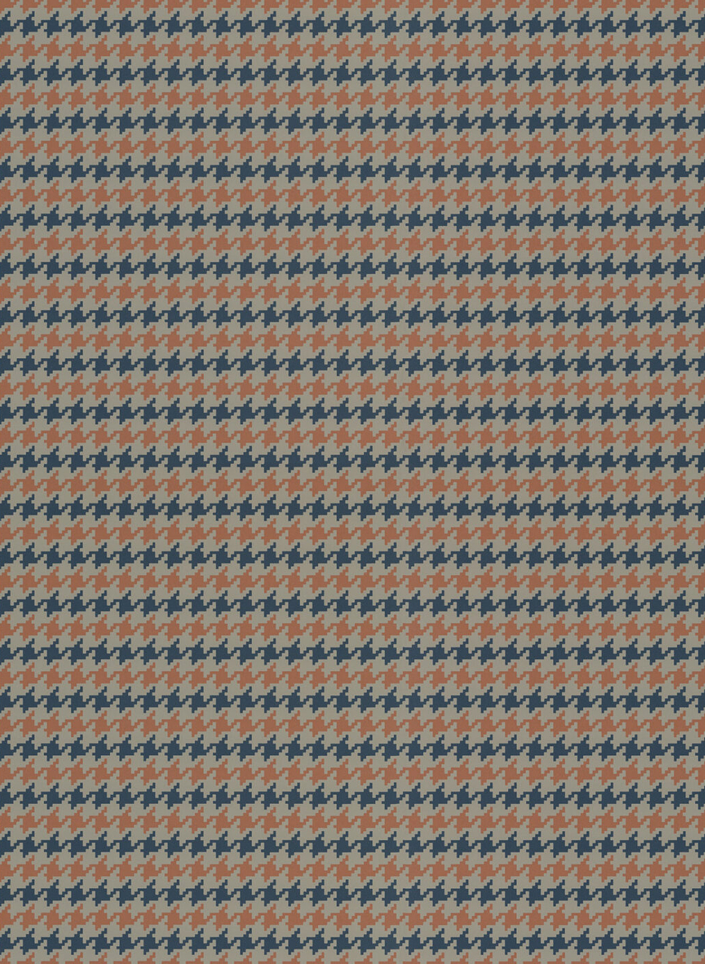 Tapete Houndstooth - Blue