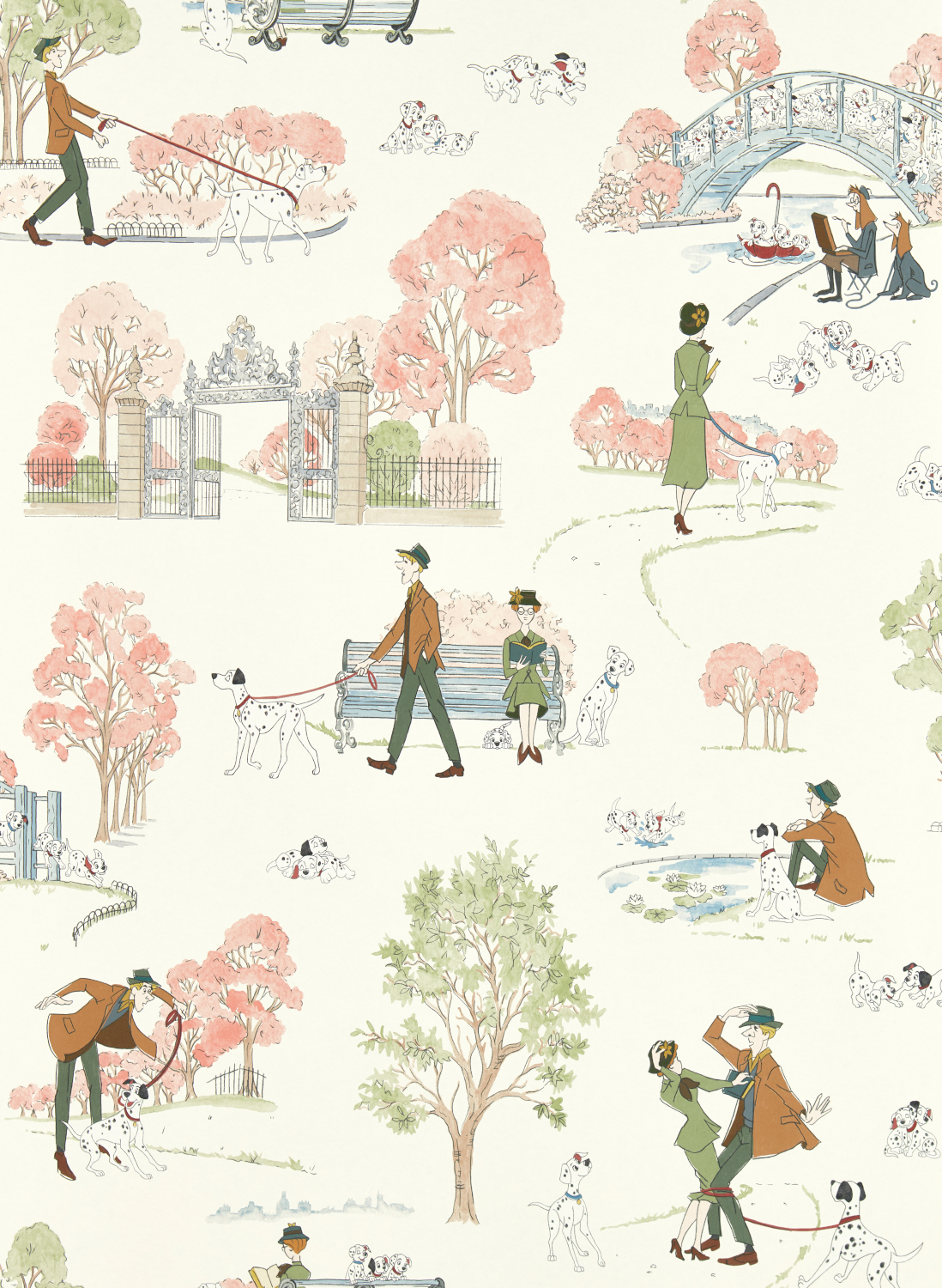 Tapete 101 Dalmatians - Candy Floss