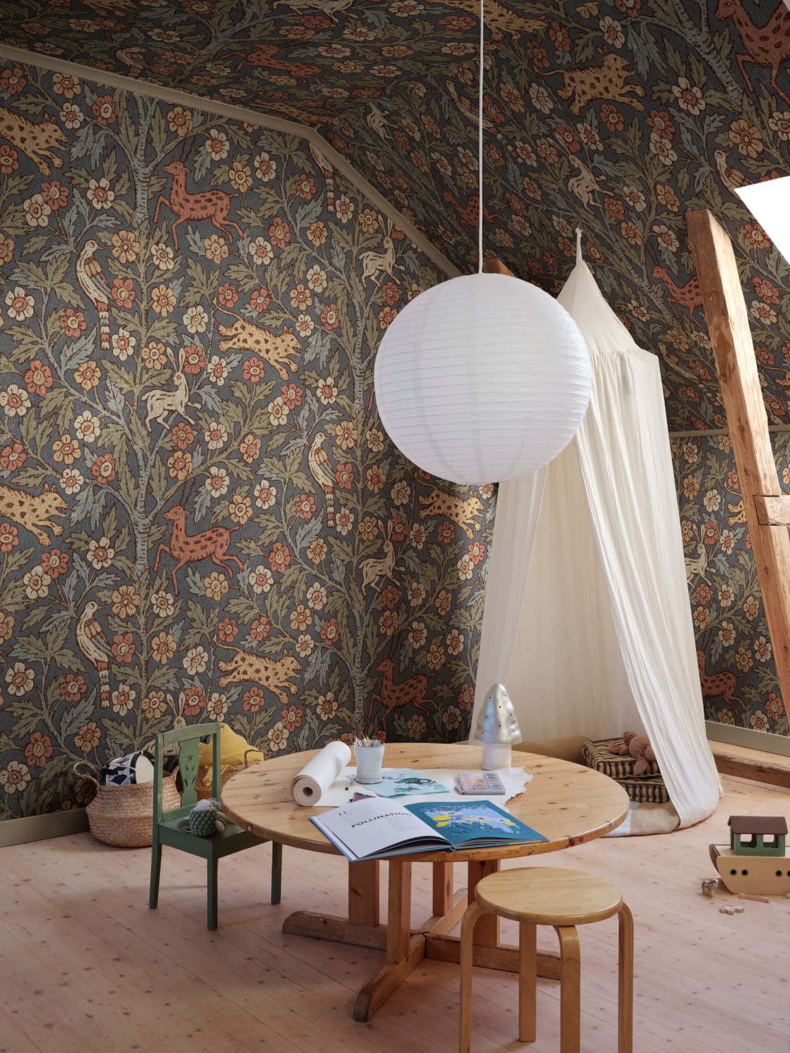 Wandbild Eden - Classic Blue