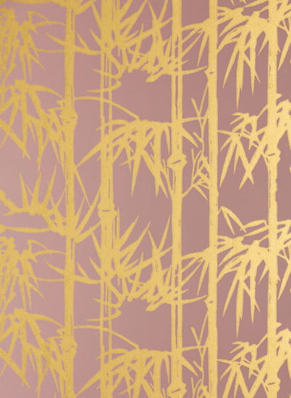 Tapete Bamboo - Pink/ Gold