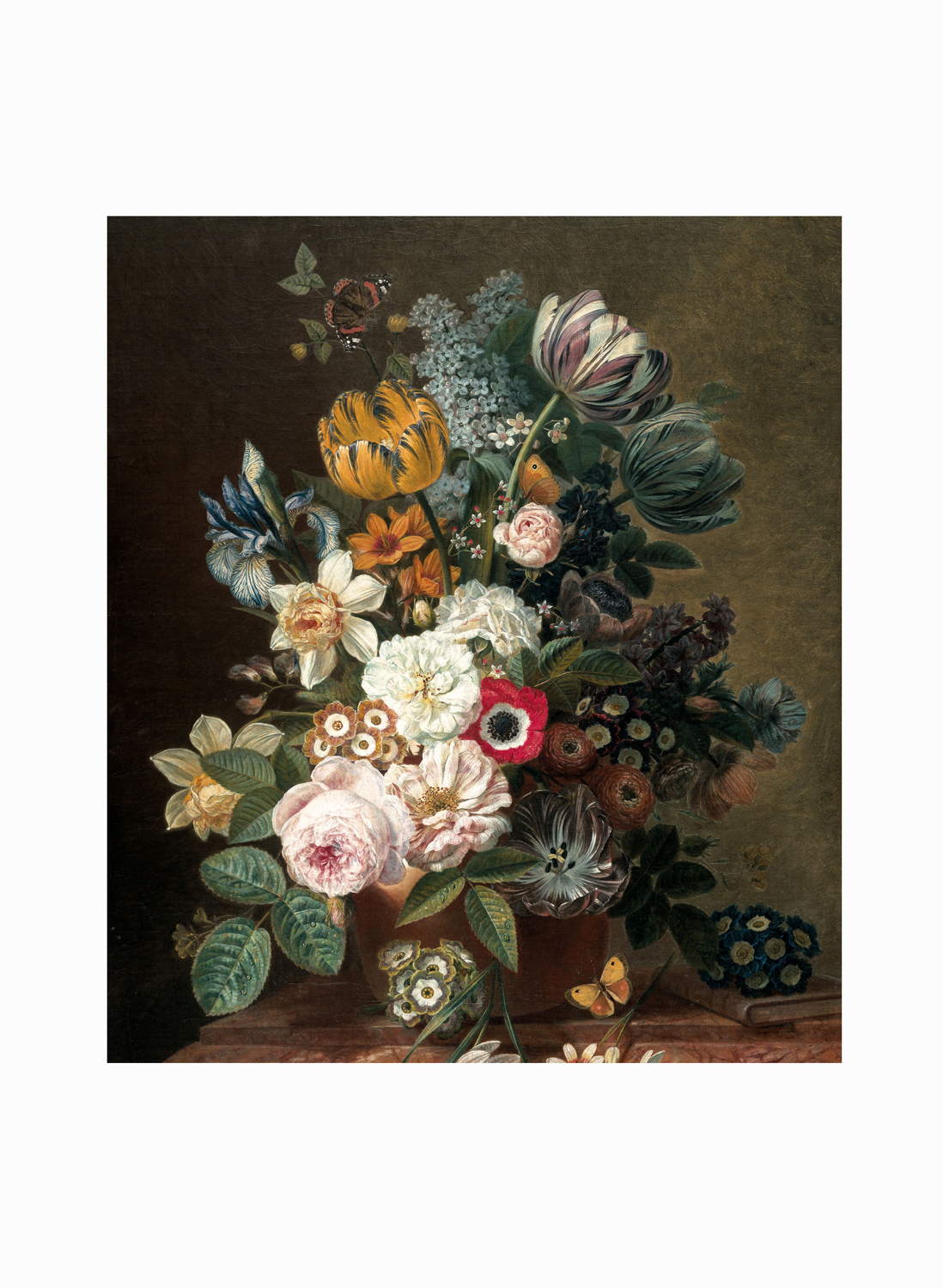 Wandbild 190cm Flowers 8