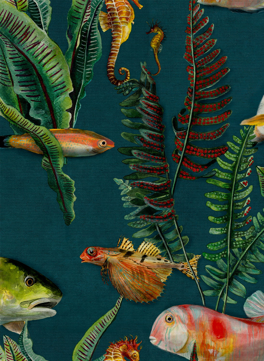 Tapete Bank of Fish - Lagoon