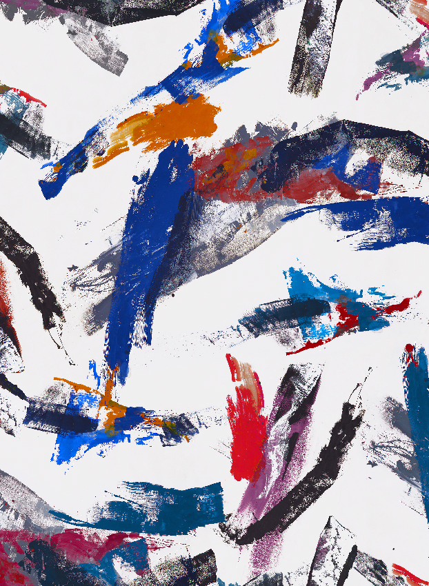 Wandbild Jack - Red Blue Panel 2