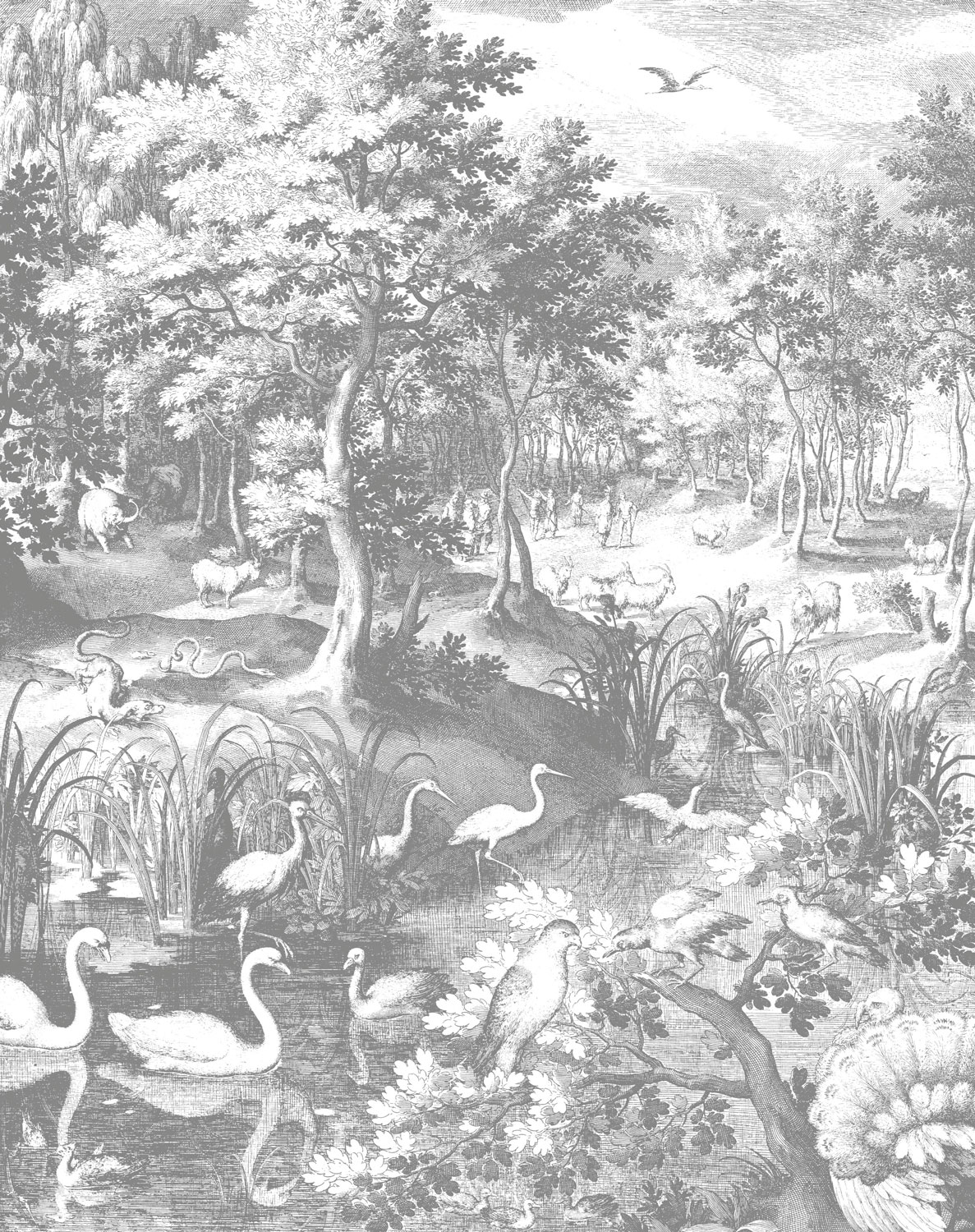 Wandbild Engraved Landscapes - XS