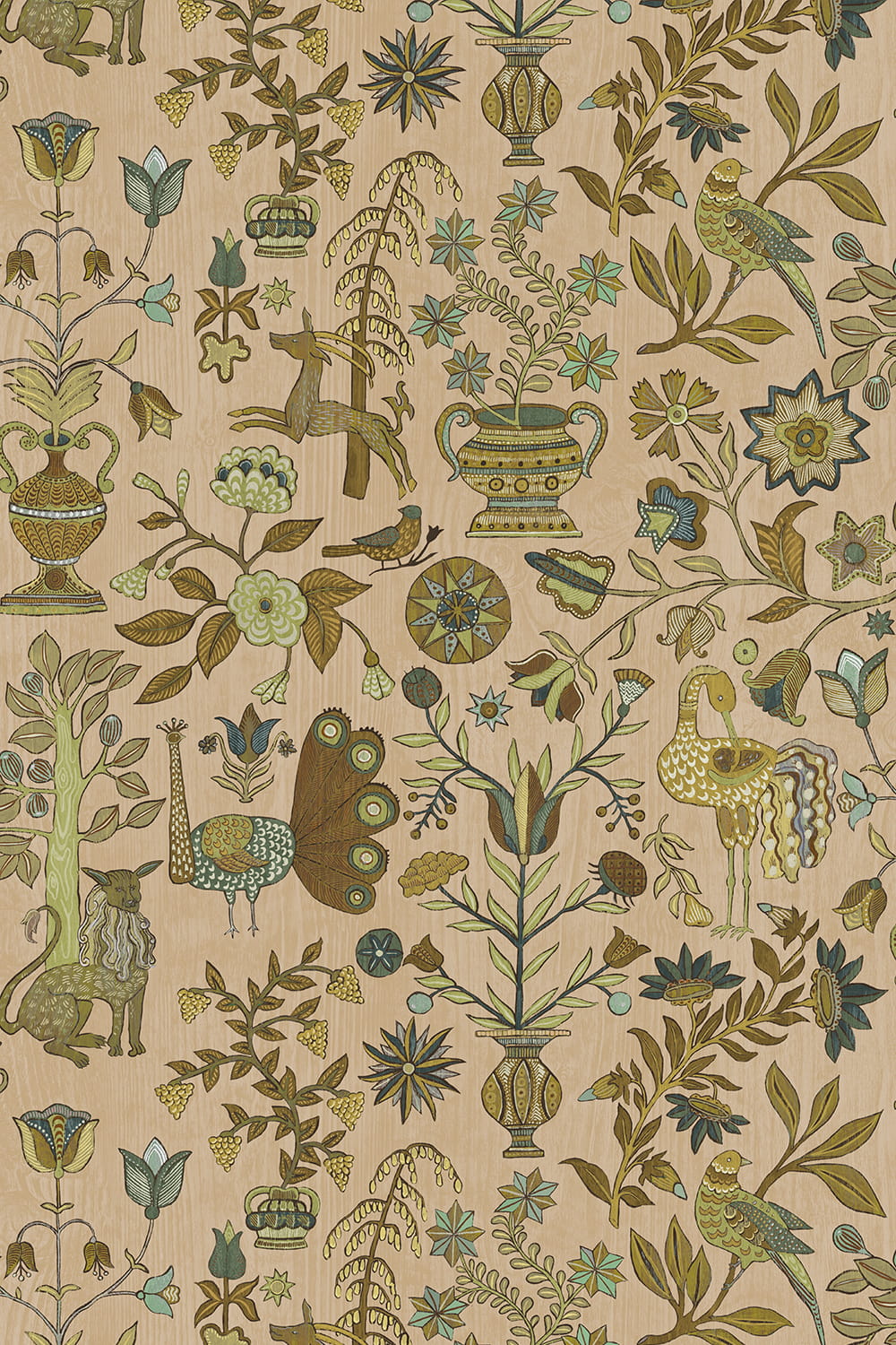 Tapete Fable Garden - Plaster Pink