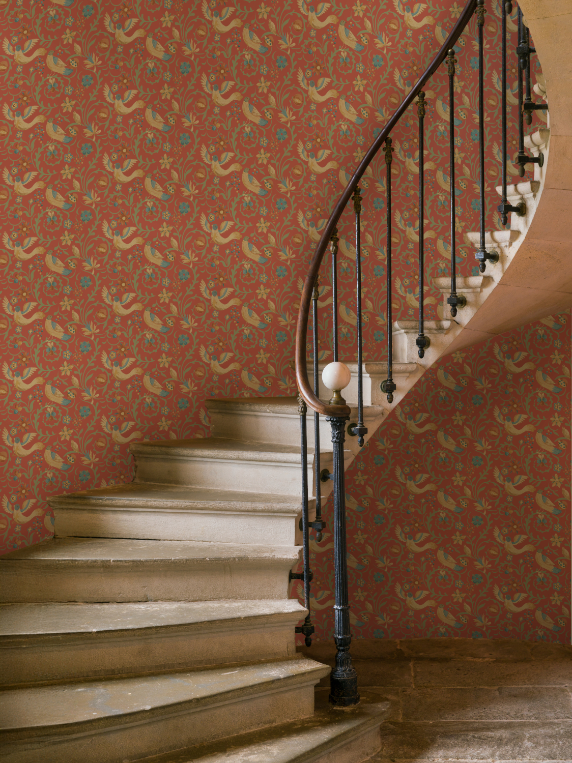 Tapete Royal Court - Red