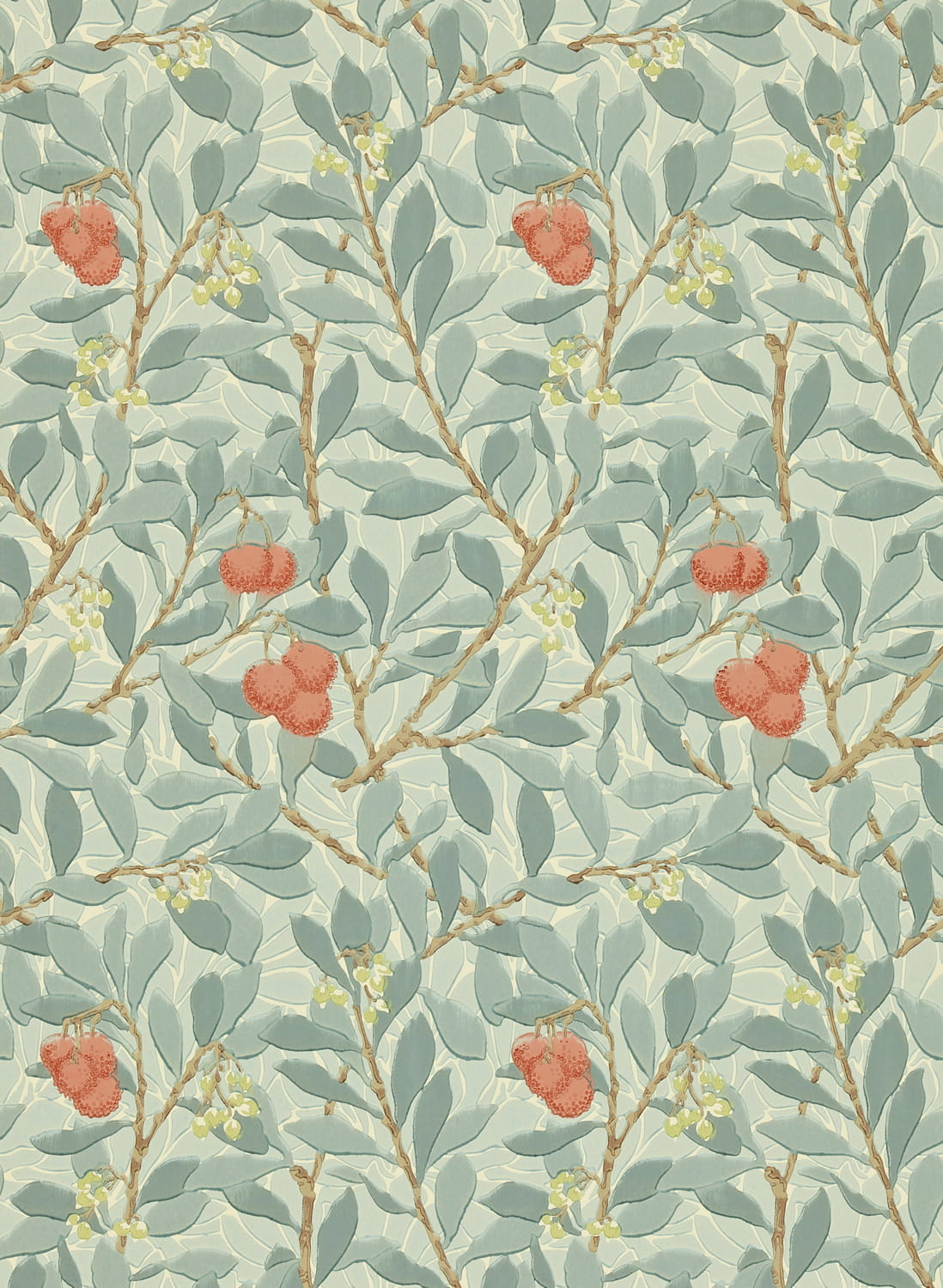 Tapete Arbutus - Blue/ Pink